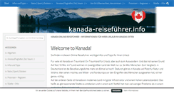 Desktop Screenshot of kanada-reisefuehrer.info